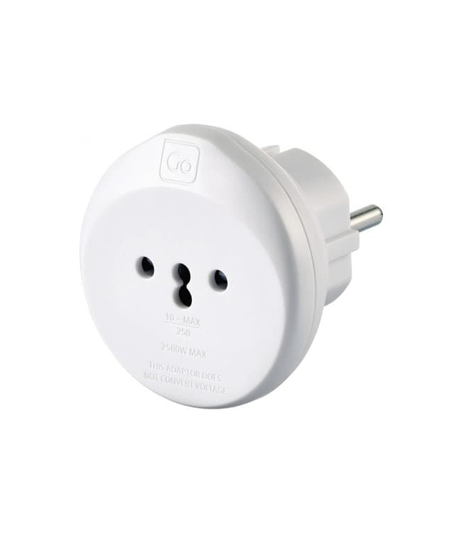 Go Travel Swiss-Euro Adaptor
