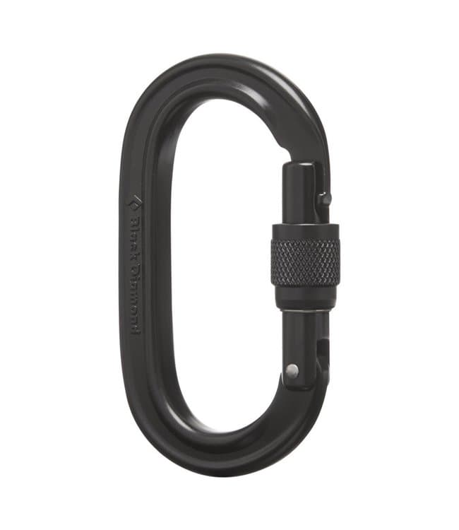 Black Diamond Oval Keylock Screwgate Biner