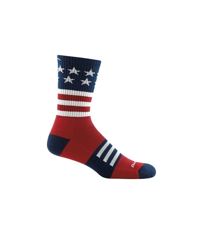 Darn Tough Men's Captain Stripe Micro Crew Lightweight Hiking Sock