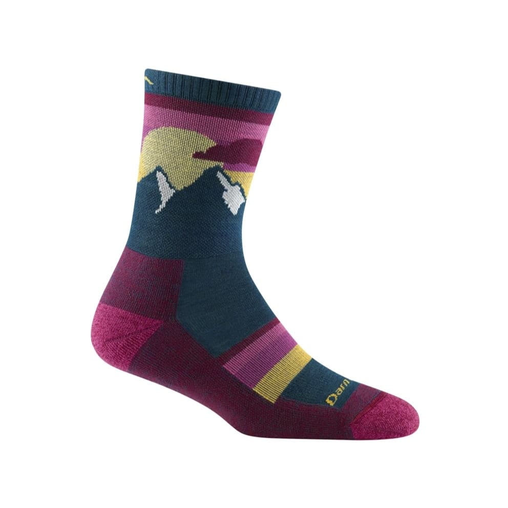 Darn Tough Women's Sunset Ledge Micro Crew Lightweight with Cushion
