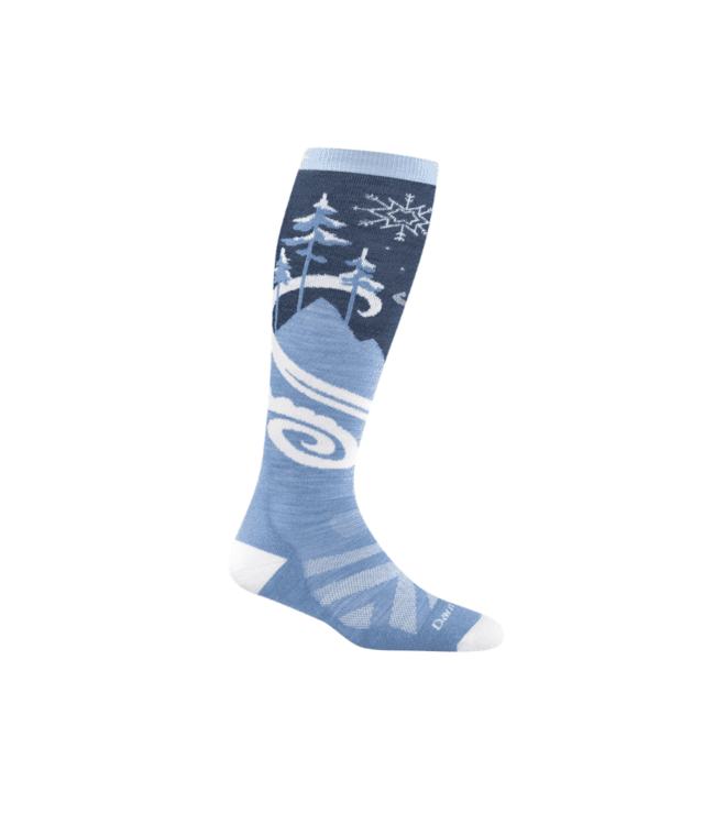 Darn Tough Women's Swirlwind Over-the-Calf Lightweight Ski & Snowboard Socks