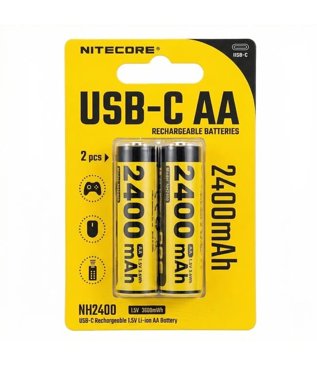 Nitecore NH2400 2PC (AA - 2400mAh - 1.5V)