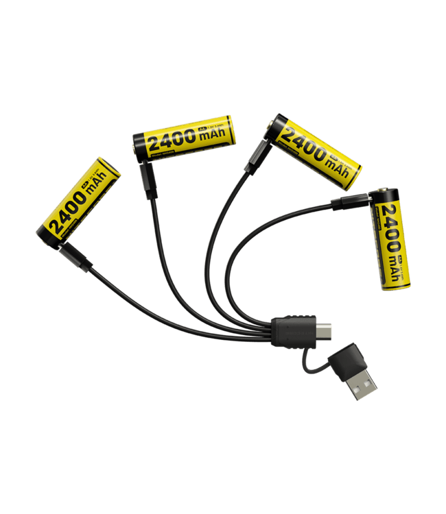 Nitecore NH2400 4PC (AA - 2400mAh - 1.5V)