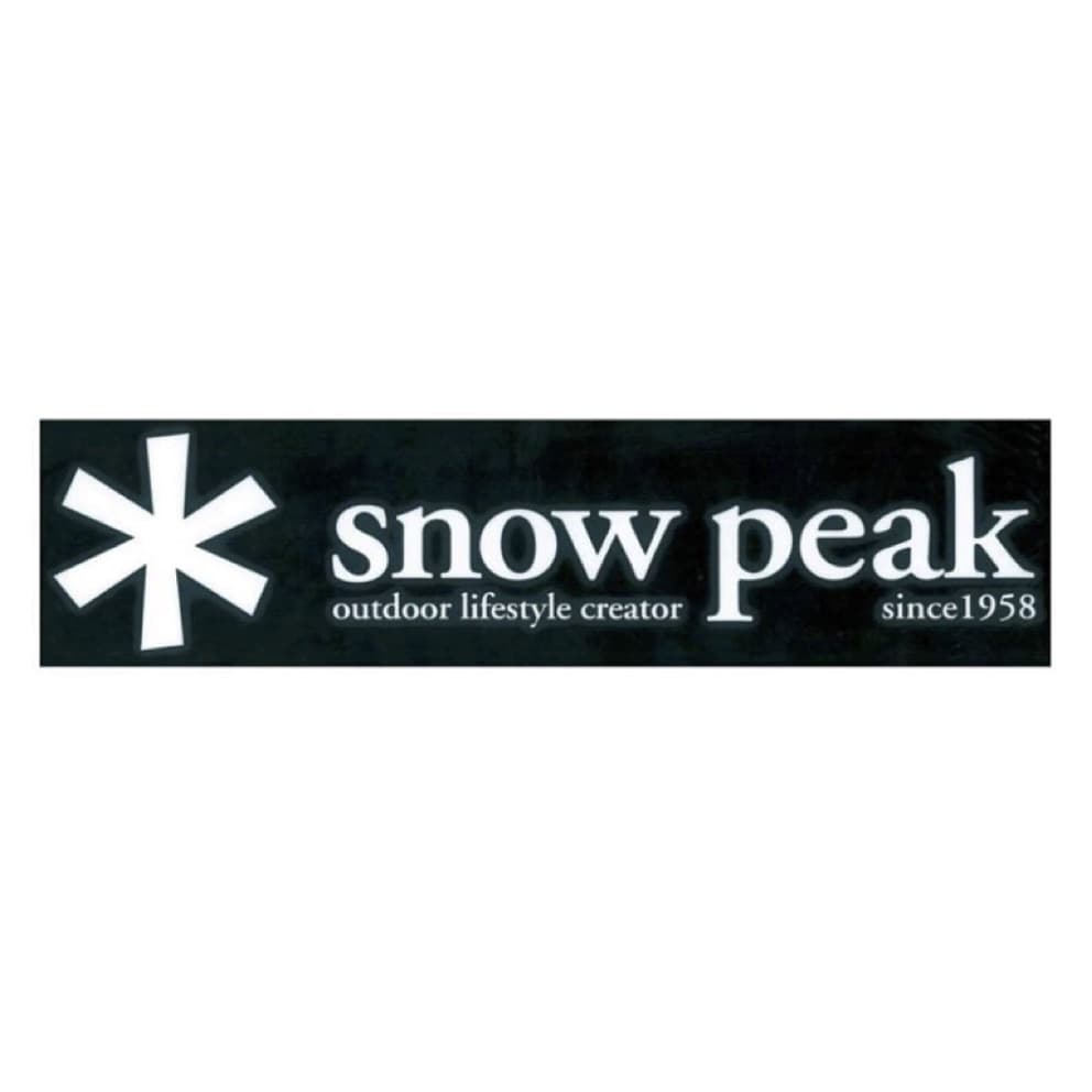 Snow Peak Logo Sticker Asterisk